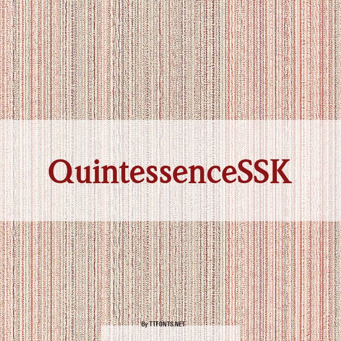 QuintessenceSSK example
